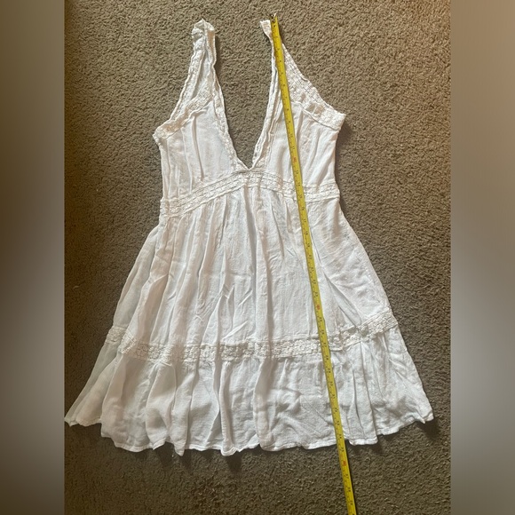 Cute Options Lace V-Neck Swimsuit Cover-Up Mini Dress - Picture 6 of 10